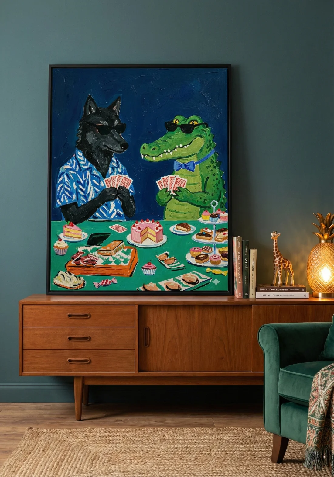 Sweet Stakes: Wolf & Alligator Poker Night